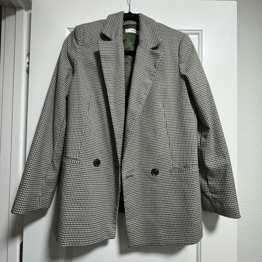 Mango Check Blazer